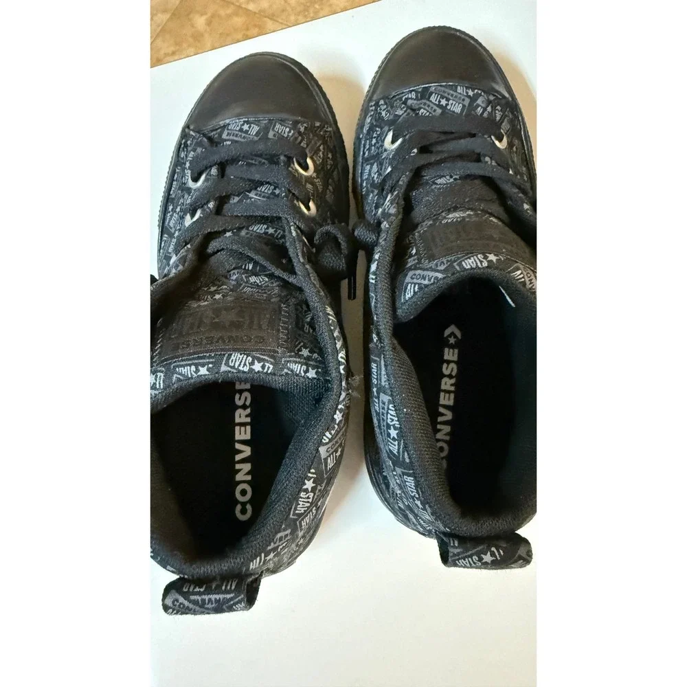 Converse Boy's All‎ Star CT Street Mid Black/Mason Sneakers size 3Y